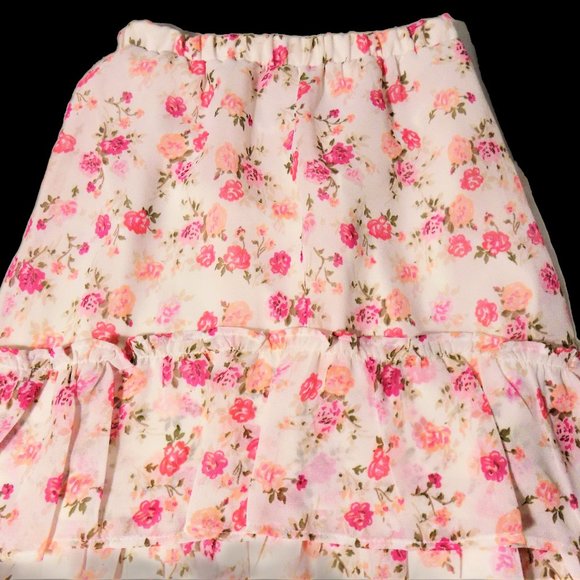 Children's Place Medium Long Floral Skirt - Picture 1 of 2